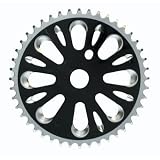 Black Ops BMX Chainring 1 Piece 44T 1/2 x 3/32 Steel Black