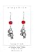 Clayvision Soccer Girl w/Ball Charm Earrings with Birthstone/Team Color Swarovski Crystal