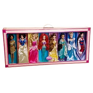 ''Happily Ever After'' Disney Princess Doll 8-Pc. Set -- 11''