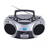 Top Quality Supersonic SC-709 Portable MP3/CD Player with Cassette Recorder, AM/FM Radio & USB Input By SUPERSONIC