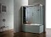 Dampfdusche/Wellnessdusche AQUALINE WS110S6 1650 x 850 x 2210mm Rückwandfarbe: silber, Version links