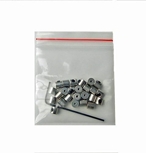 25 Pack Pin Keepers Screws set in for easy use Pin Locks Backs