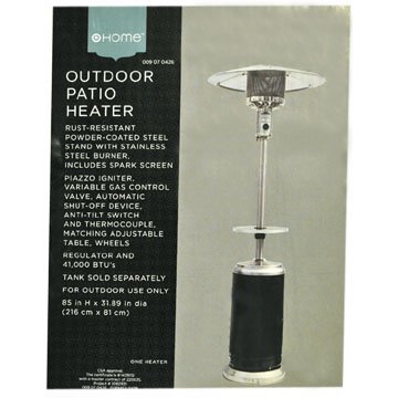 Home Outdoor Patio Heater with 41000 BTU Output