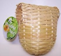 Prevue Pet Products Finch Bamboo Covered Bird Nest