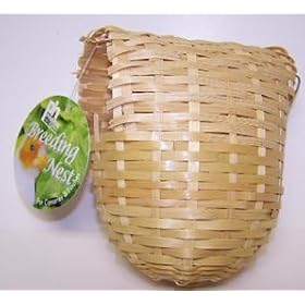 Prevue Pet Products Finch Bamboo Covered Bird Nest by Prevue