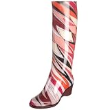 Emilio Pucci Women's 705585 Wedge Heel Rubber Rain Boot