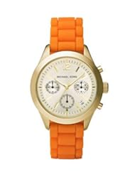 Michael Kors Mid-size Jelly and Golden Stainless Steel Peyton Chronograph Watch