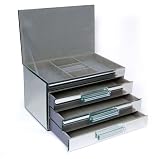 XL 3 Drawer Glass Jewellery Box