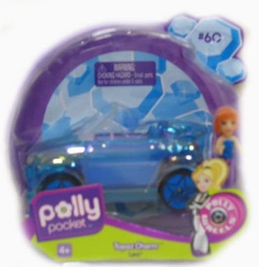 Polly Pocket Polly Wheels Topaz Charm Lea Doll with Vehicle
