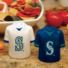 Seattle Mariners Gameday Jersey Salt and Pepper Shakers