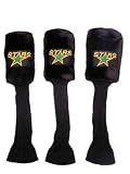 Dallas Stars Graphite Golf Headcovers