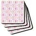 Pale Pink Flowers - Set Of 4 Ceramic Tile Coasters