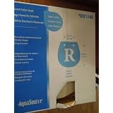 Buy AquaSource Round bathroom Toilet Seat (Decorative molded wood White with chrome...