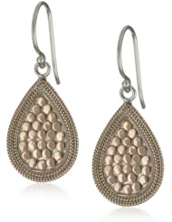 Anna Beck Designs "Gili" 18k Rose Gold-Plated Teardrop Earrings