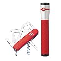 Victorinox Swiss Army Camper Pocket Knife with AA LED Flashlight