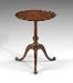 492518 Jonathan Charles Pie Crust Lamp Table
