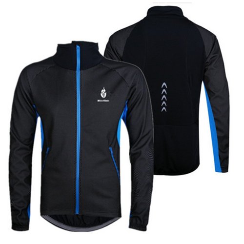 WOLFBIKE Fleece Thermal Cycling Jacket Jersey Long Sleece Windproof Waterproof UV-PROTECT Coat Outdoor Sports Casual Jacket / Pant