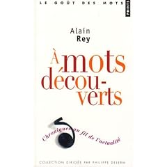 � mots d�couverts - Chroniques au fil de l'actualit�