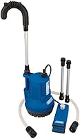 Draper 36376 12V 65W 28L/min Battery Submersible Water Butt Pump  -  Blue