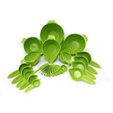 POURFect 27 Piece Bowl And Measuring Set (Green Apple)
