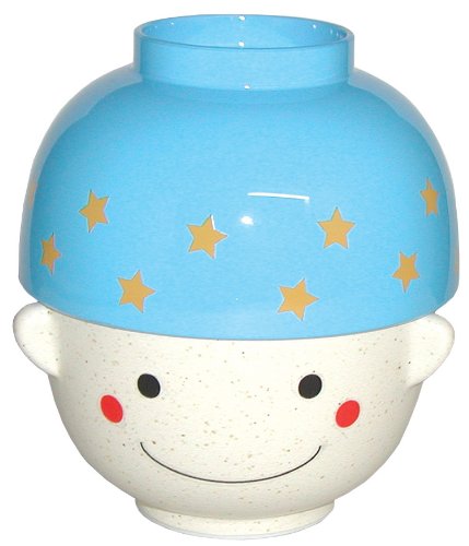 まんぷく茶碗と碗 ぼくちゃん ブルー SAN1832