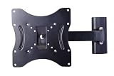 Viking Mount Lcd Tv Articulating Arm Wall Mount for 15-30" Displays Black