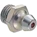 Alemite 2103 Metric Fitting, Straight, 8 mm x 1 mm (Pitch) Taper Metric Thread, 5/8" OAL, 1/4" Shank Length, 9 mm Hex Size, Conforms to German Standard DIN71412, M8" Metric