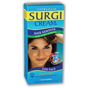 Surgi-Cream Hair Remover For Face, Extra Gentle, Fresh Scent 1 oz Surgi-Cream Hair Remover For Face, Extra Gentle, Fresh Scent 1 oz
