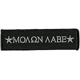 Molon Labe Morale Tactical Patch - Black by Gadsden and Culpeper