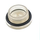 uxcell　オイルレベルサイトグラス　エアーコンプレッサー　空気圧縮機用　34.5 x 19mm　20mmオスねじ