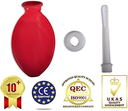 Private Care Natural Rubber Latex Feminine Douche Bulb Syringe,it Cleans Leucorrhea,bacteria and Secretions to Prevent Infection and Odorous Smell,red