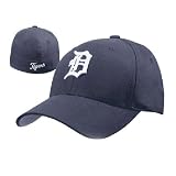 Detroit Tigers Youth Flexfit Shortstop Cap Navy Blue