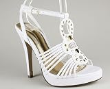 Strappy Circle Stud Heel