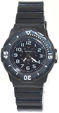 Children Boy Girl Bracelet Wrist Quartz Watch Candy Color Black