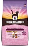 Hill's Ideal Balance Natural Chicken and Brown Rice Recipe Adult Cat Dry Food Bag, 15-Pound