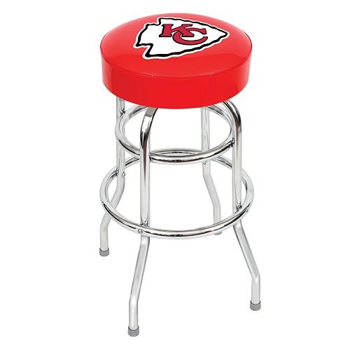 Kansas City Chiefs Backless Swivel Sports Bar Stool