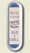 Spoon Rest ~ Blue Crab Bar and Grille ~ 11 inches x 3.5 inches ~ heavy ceramic ~ code 353