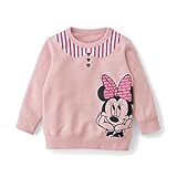 【Disney】ディズニー　トレーナー　ミニーマウス　100