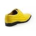 Roberto Chillini RC6563 Men's Canary Yellow Exotic Lace Up Dress Oxford Shoes
