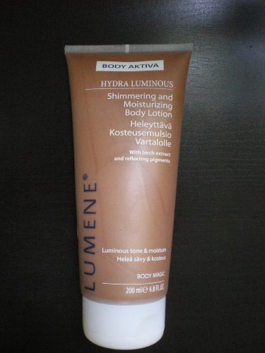 Lumene Body Aktiva Hydra Luminous Shimmering and Moisturizing Body Lotion, 6.8 FL Oz