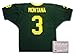 Joe Montana Notre Dame Fighting Irish NCAA Hand Signed Authentic Style Away Green Football Jersey NCAA Football