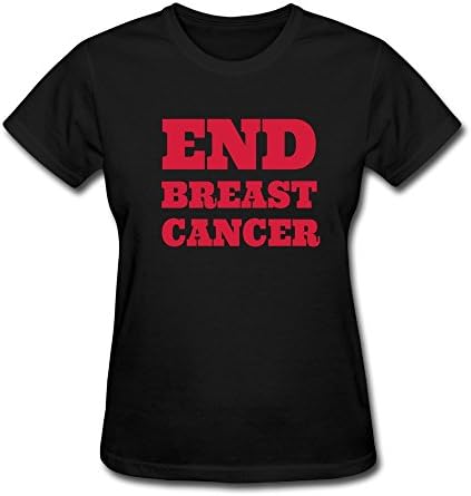 New Design Girls' T-shirts Fashion End Breast Cancer XL Black