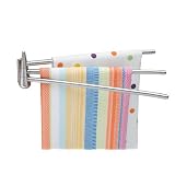 Better Housewares 2490 Wall-Mounted 3-Arm Stainless-Steel Towel Bar by Better Housewares