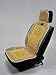 1 Piece Summer Cooling Bamboo Mat Car Seat Cover Yellow