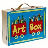 Alex Art Box - Wooden Art Center with Assorted Media