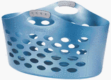 Rubbermaid FG260100AQUAM Flex 'N Carry Basket