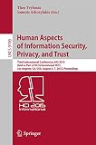 Human aspects of information security, privacy, and trust : third International Conference, HAS 2015 held as part of HCI International 2015, Los Angeles, CA, USA, August 2-7 2015, proceedings