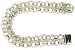 Jewelry : Double Link Double Row Charm Bracelet, Sterling Silver by NJ Charms
