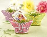Butterfly Garden Gift Baskets with Wildflower Seed Packets. Set of 12 (Set of 24) - Baby Shower Gift