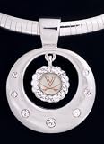 Omega Pendant Charm without Chain-Medal Only UVA University of Virginia Cavaliers